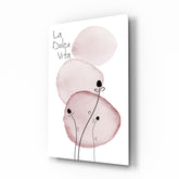La Dolce Vita Glass Wall Art.